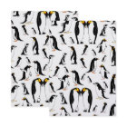 Black and white penguin Pattern