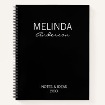 Black and white Personalize Elegant Gift