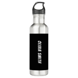 Black And White  Personalized  710 Ml Water Bottle