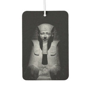 Black and white pharaoh king air freshener
