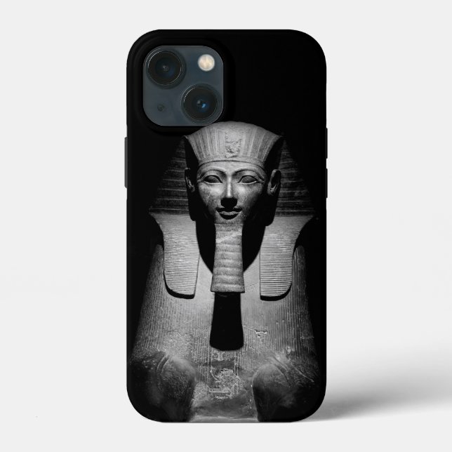 Black and white pharaoh king Case-Mate iPhone case (Back)