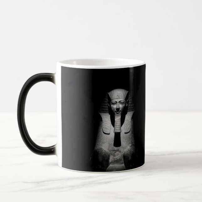 Black and white pharaoh king magic mug (Left)