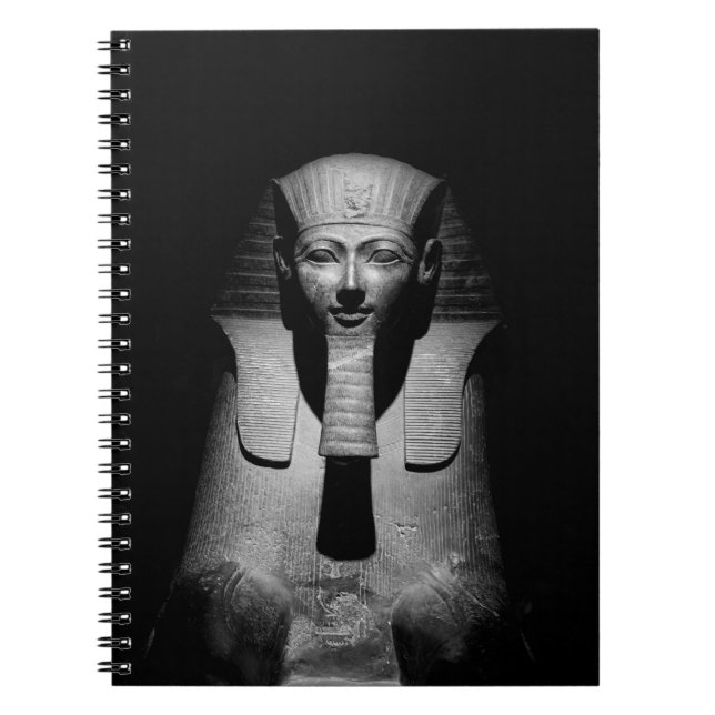 Black and white pharaoh king notebook (Front)