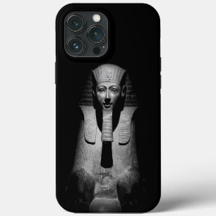 Black and White Pharaoh King Photograph iPhone 13 Pro Max Case