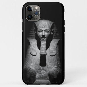Black and White Pharaoh King Photograph iPhone 11 Pro Max Case