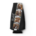 Black and White Photo Collage Squares Personalized