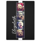 Black and White Photo Collage Squares Personalized