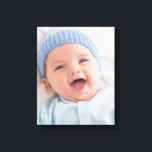 Black and White Photo Wall Canvas<br><div class="desc">Choose your own personal photo for this lovely black and white wall canvas. This canvas looks fabulous when it’s done. Just lovely. Great for a keepsake for Father’s Day, Mother’s Day, Grandparents Day. Also makes a lovely newborn keepsake on this larger canvas.</div>