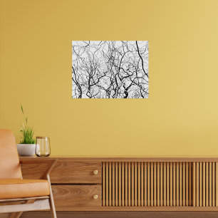 Black and White Photographic Poster Tree Art 