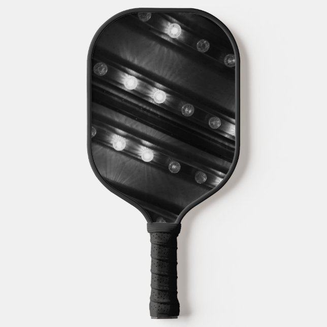 Black and White  Pickleball Paddle (Front)