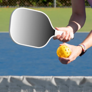 Black and White Pickleball Paddle
