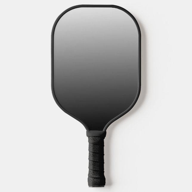 Black and White Pickleball Paddle (Front)