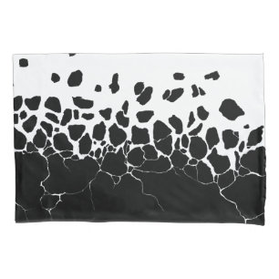 Black and white pillowcase