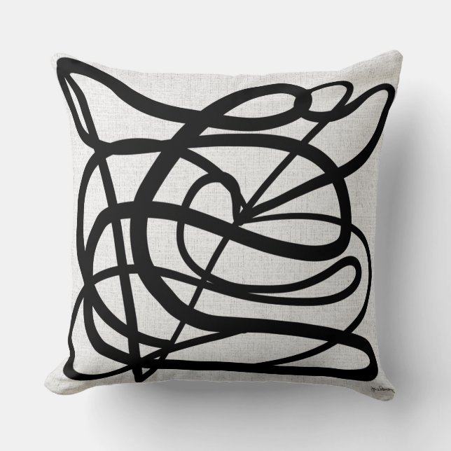 Black and White Pillows (Front)