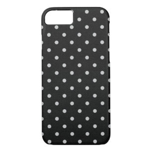 black and white polka dot Case-Mate iPhone case