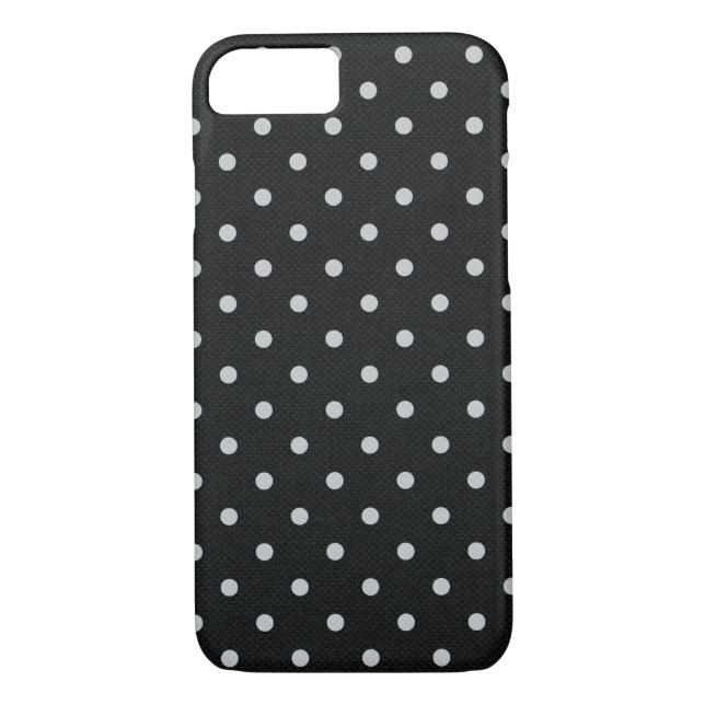black and white polka dot Case-Mate iPhone case (Back)