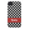 Black and White Polka Dot iPhone 4  4s Case Mate C