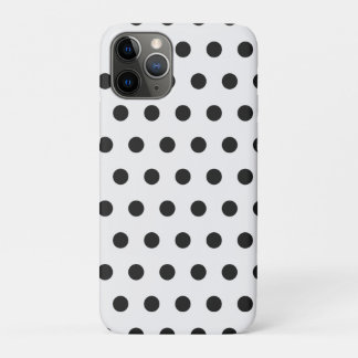 Black and White Polka Dot iPhone Case