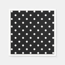 Black and white polka dot modern fashion