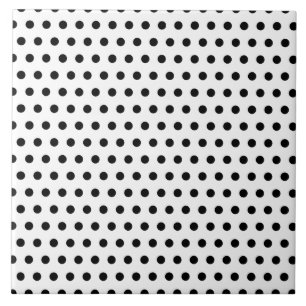 Black and White Polka Dot Pattern. Spotty. Tile