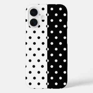 Black and White Polka Dots Phone Cover