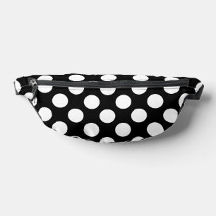 Black and White Polka Dots, Polka Dot Pattern Fanny Pack