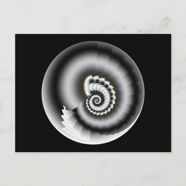 Black And White Postcard (Front)