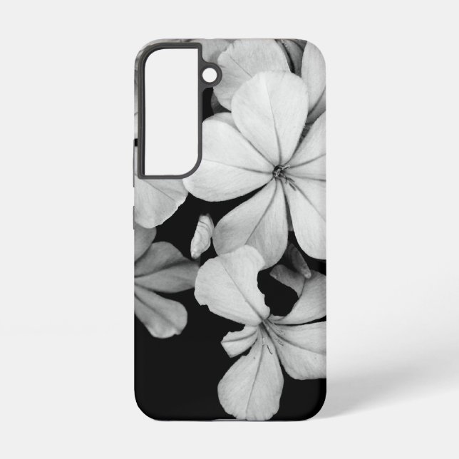 Black and White Postcard Design Samsung Galaxy S22 Case (Back)