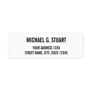 Black and White Professional Bold Text