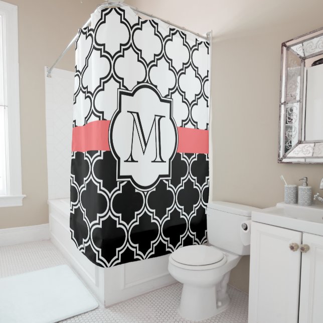 Black and White Quatrefoil (In Situ)