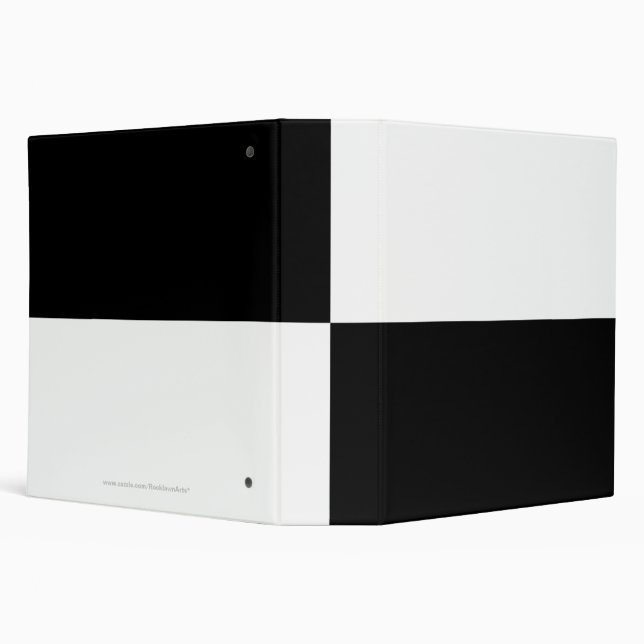 Black and White Rectangles Binder (Background)