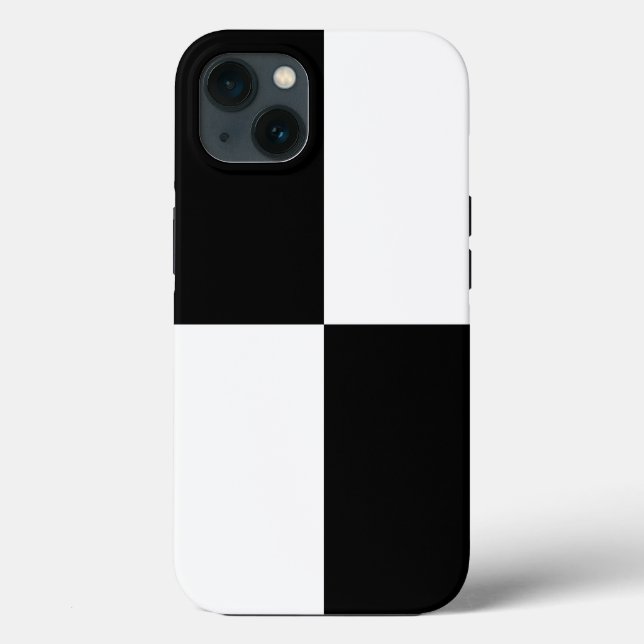 Black and White Rectangles iPhone 8/7 case (Back)