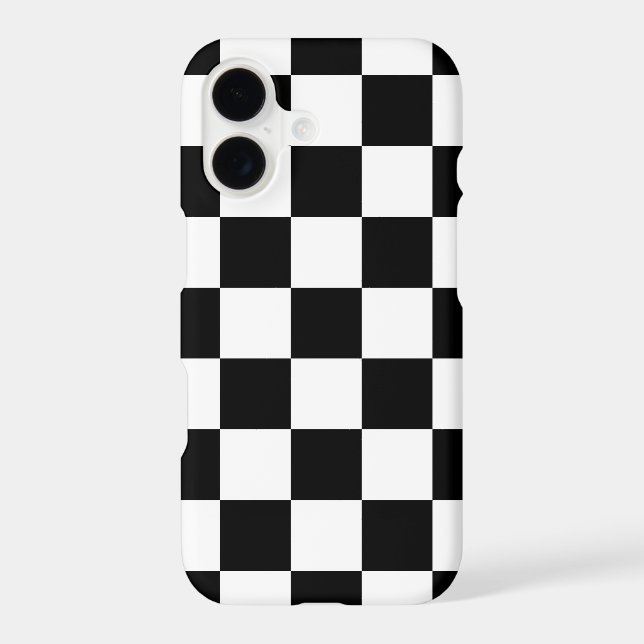 Black and White Retro Check (Verso)