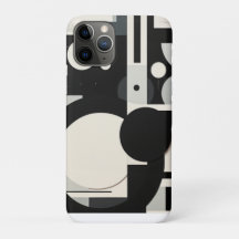 Black and White Retro Iphone case