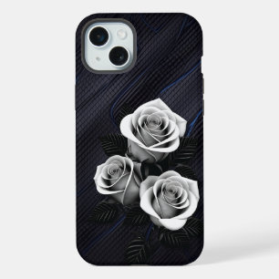 Black and White Rose cell phone cover