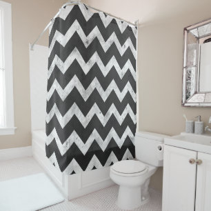 Black and white Rustic Chevron pattern