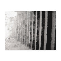 Black and White Scenery Photograph Stairway