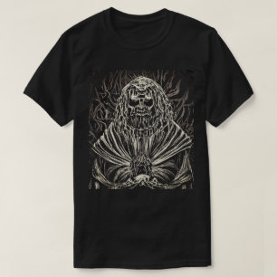 Black and White Scratchboard T-Shirt