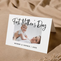 Black and White | Script First Mother's Day Photo