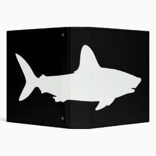 Black and White Shark Binder