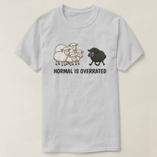 Black and White Sheep Unisex T-Shirt
