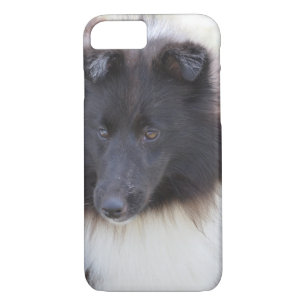 Black and White Sheltie Case-Mate iPhone Case