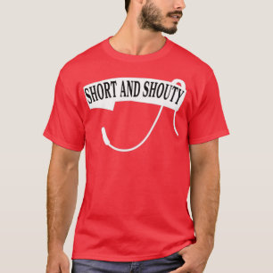 black and white short and shouty coxswain headset T-Shirt