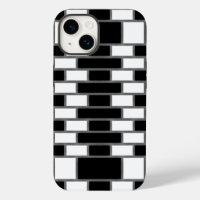 Black And White Sillitoe Tartan Chequered Pattern 