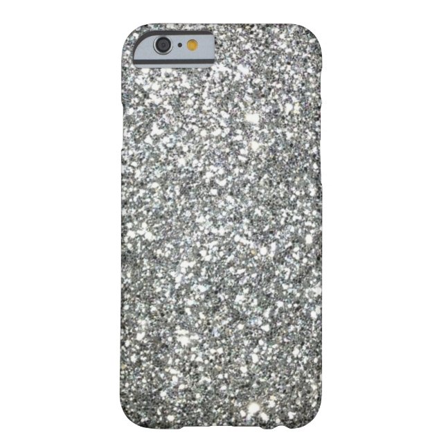Black and White "Silver" granite Pattern Case-Mate iPhone Case (Back)