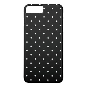 Black and White Small Polka Dots Pattern Girly Case-Mate iPhone Case