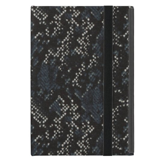Black and White Snake Skin iPad Mini Case