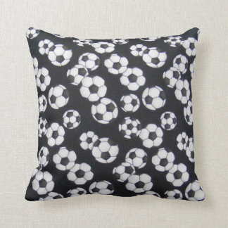 Black and white Soccer Pillow Ball