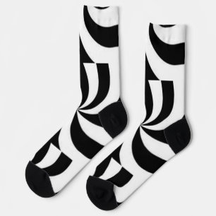 Black and white socks