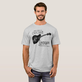 Black and White Sorensen VX mandolin tee